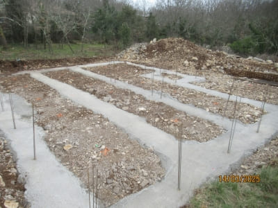 Coulage des fondations